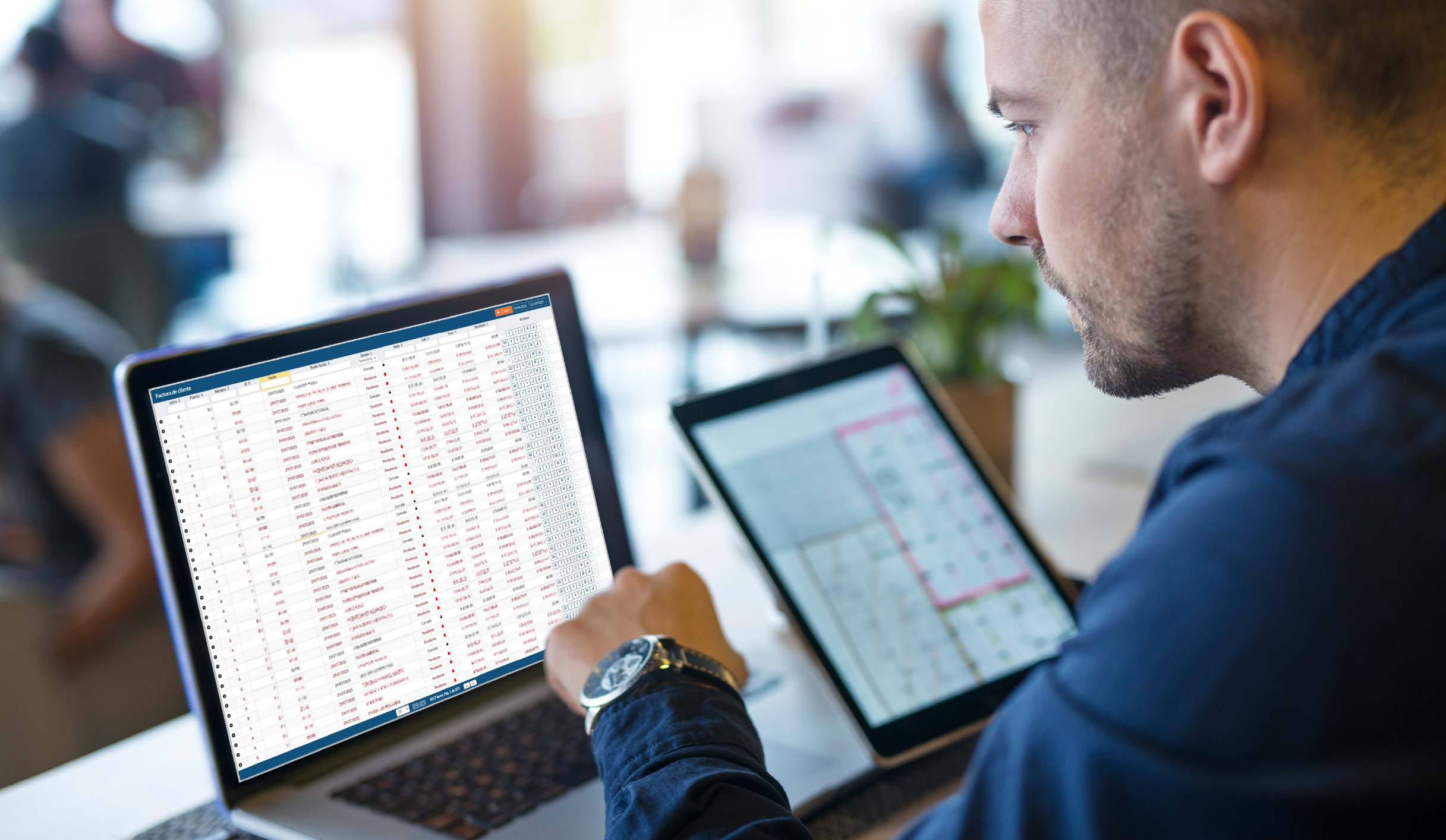 ERP Dashboard Preview